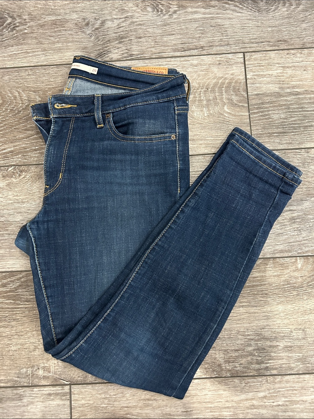 Levi's Indigo Blue Skinny Jeans